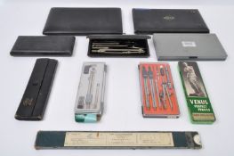 ASSORTMENT OF EARLY 20TH CENTUTRY & LATER DRAUGHTSMANS TOOLS