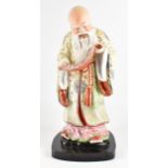 20TH CENTURY CHINESE ORIENTAL PORCELAIN FIGURE OF SHOU LAO