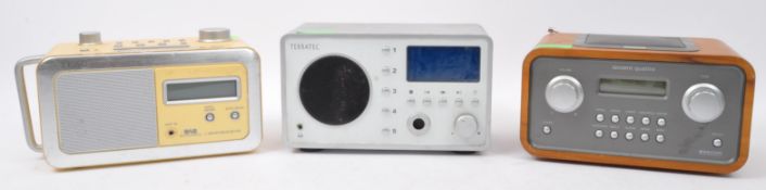 THREE VINTAGE TEAC - TANGENT - TERRATEC RADIOS