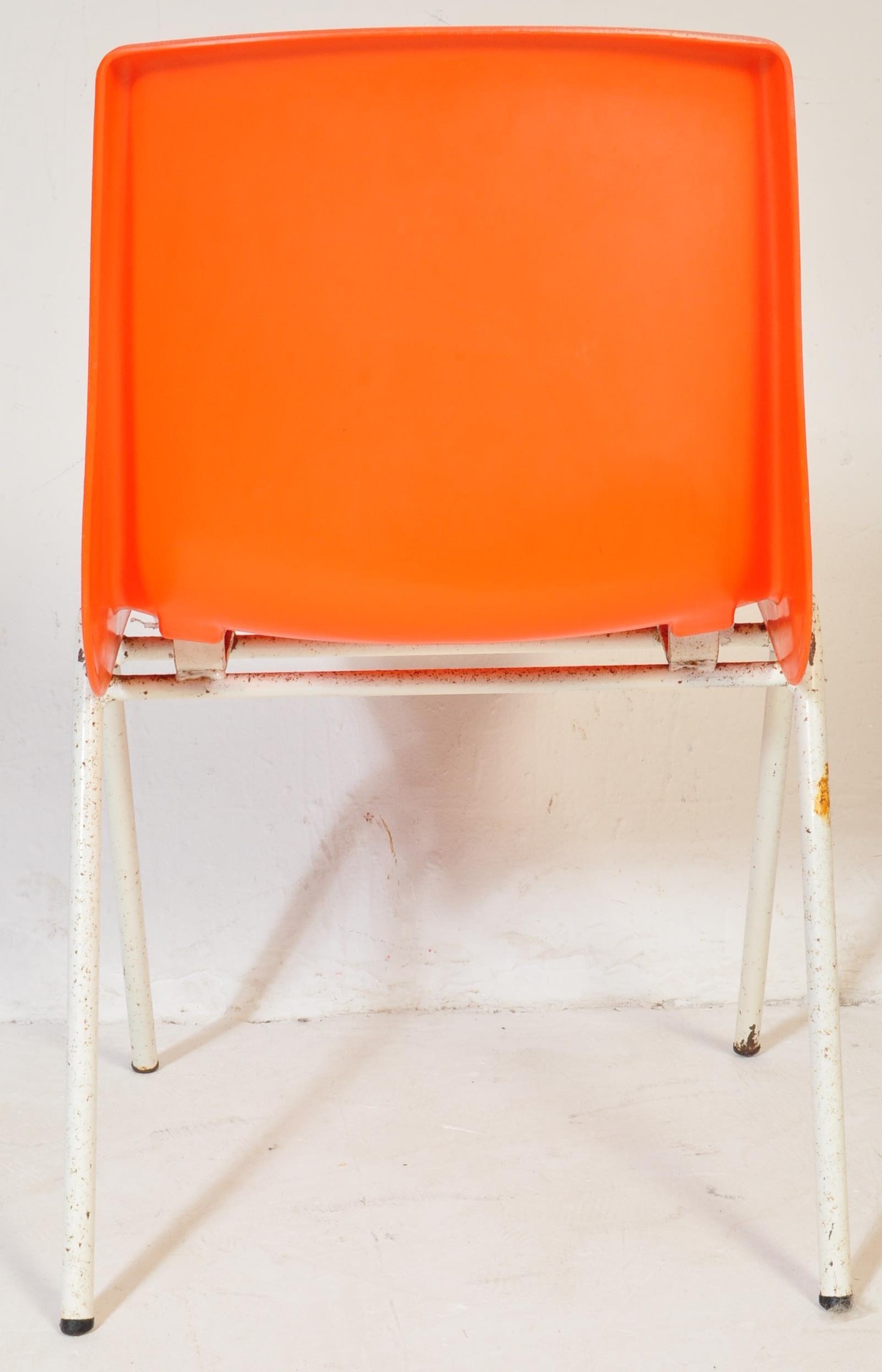 RETRO VINTAGE STEELUX STACKING CHAIRS - Image 5 of 5