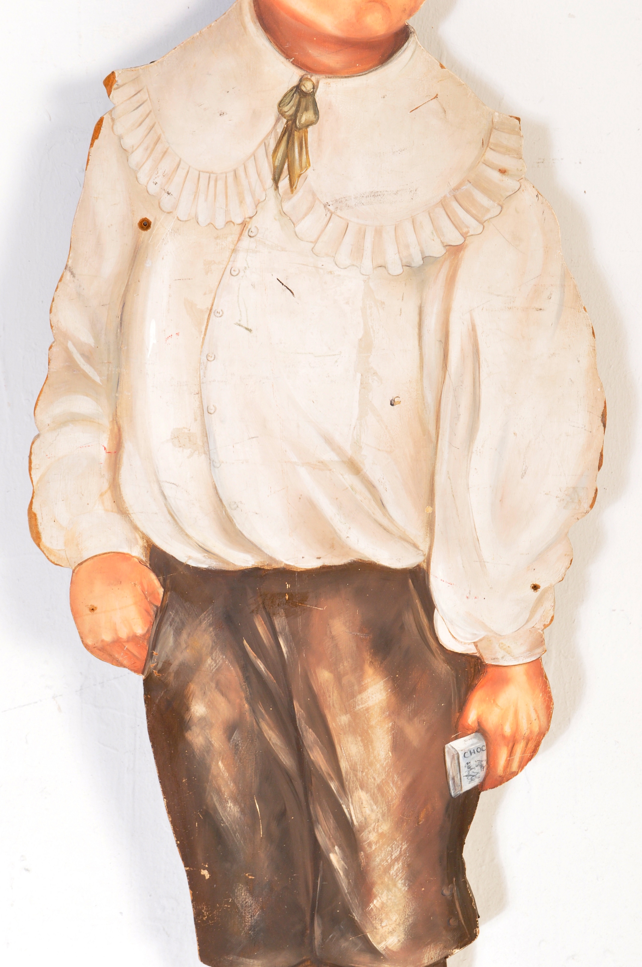 20TH CENTURY FRY'S CHOCOLATE HARDBOARD CUTOUT BOY - Image 3 of 5