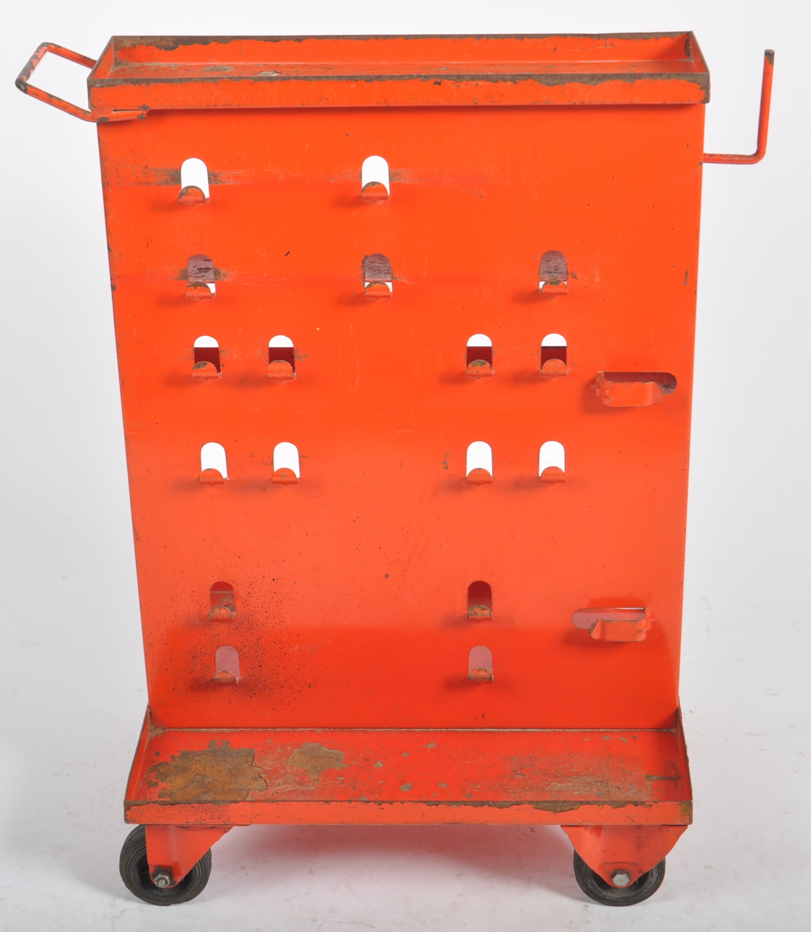 RETRO VINTAGE INDUSTRIAL ENGINEERING TROLLEY - Image 4 of 5