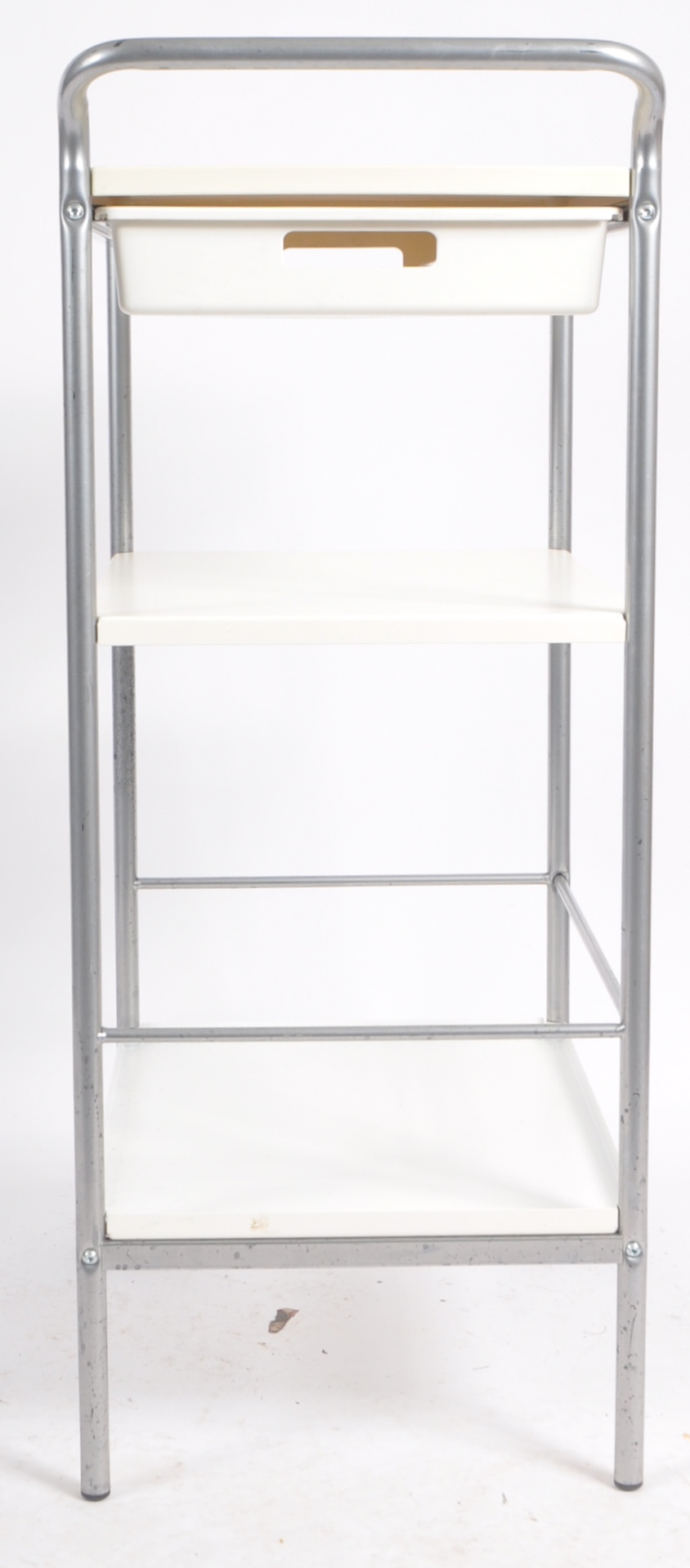 CONTEMPORARY MEDICAL TYPE THREE TIER TROLLEY - Image 5 of 6