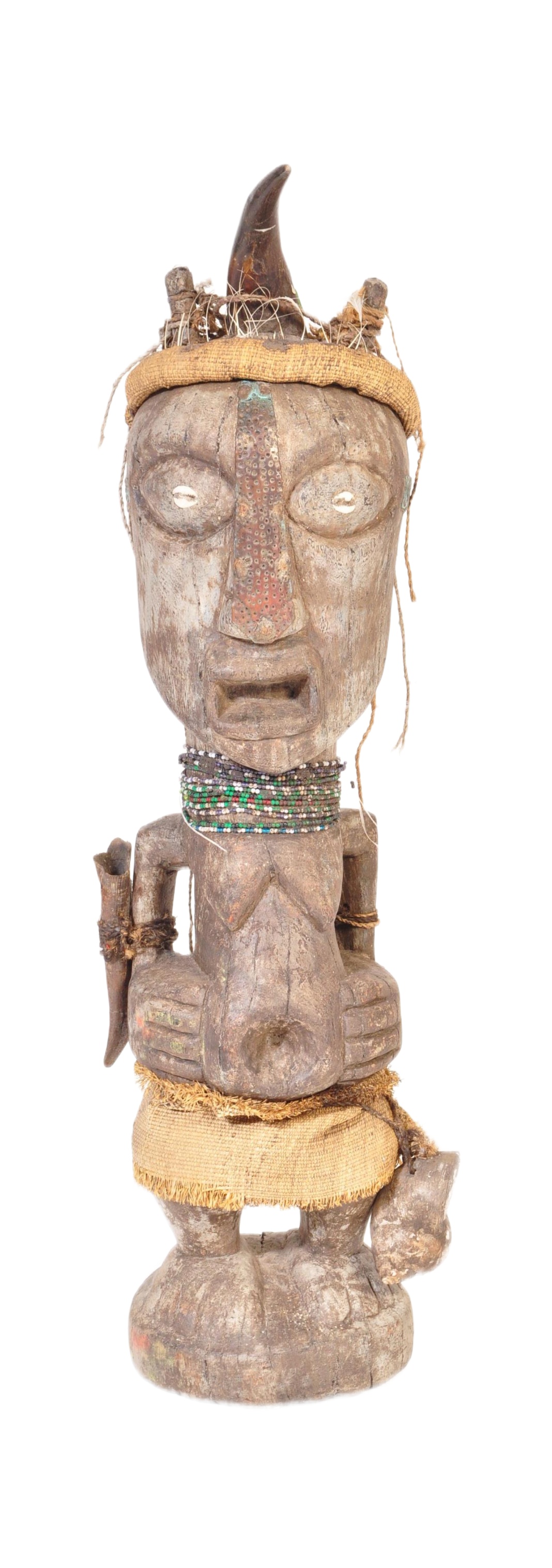 LARGE 20TH CENTURY AFRICAN TRIBAL FIGURE