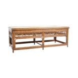 EARLY 20TH CENTURY CHINOISERIE BAMBOO LOW TABLE