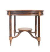 EDWARDIAN CHINESE CHIPPENDALE REVIVAL CENTRE TABLE