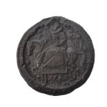 ELIZABETH I GREAT SEAL - LATE SIXTEENTH CENTURY WAX SEAL