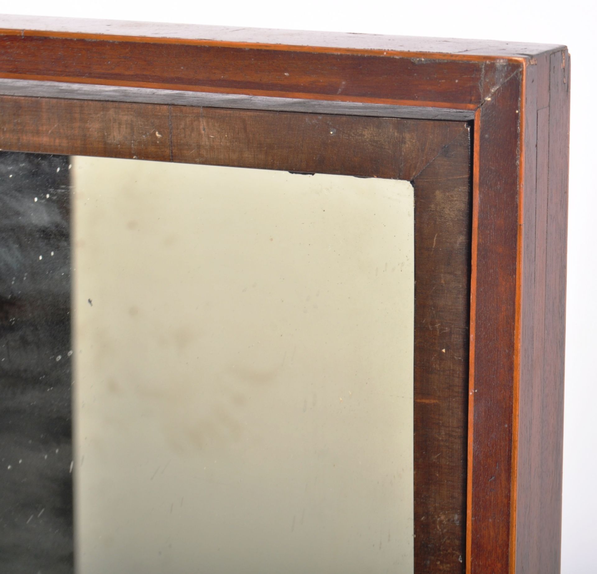 GEORGE III MAHOGANY CHEVAL DRESSING MIRROR STAND - Image 5 of 8