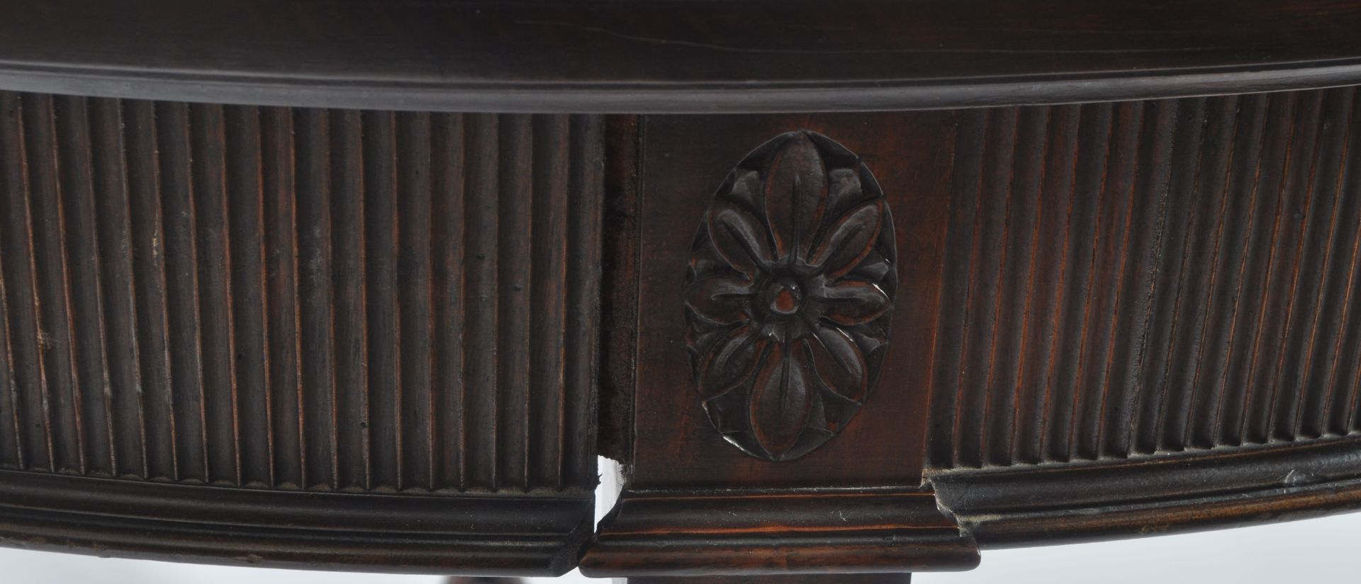 EDWARDIAN MAHOGANY ADAMS REVIVAL CENTRE OCCASIONAL TABLE - Image 5 of 9