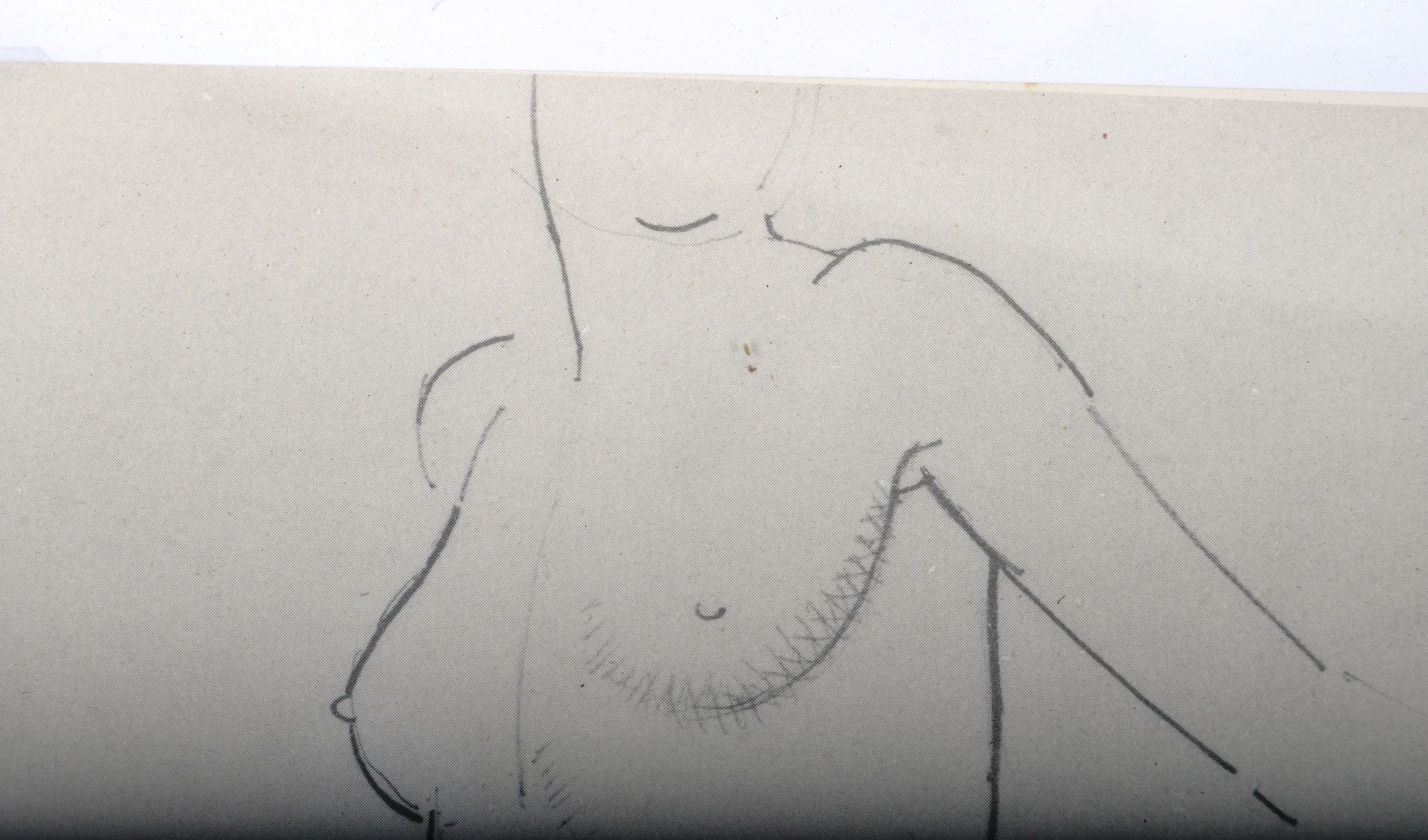 ERIC GILL - PAIR OF 20TH CENTURY 'FIRST NUDES' SKETCHES PRINTS - Image 7 of 8