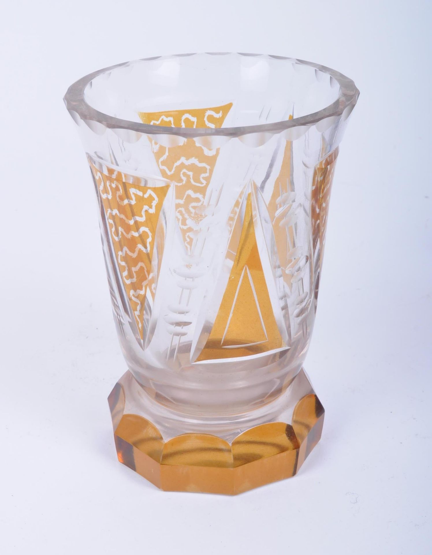COLLECTION OF CZECH GLASS MOSER MANNER WINE GOBLETS - Image 5 of 6