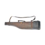 EARLY 20TH CENTURY BROWN LEATHER LEG MUTTON GUN CASE