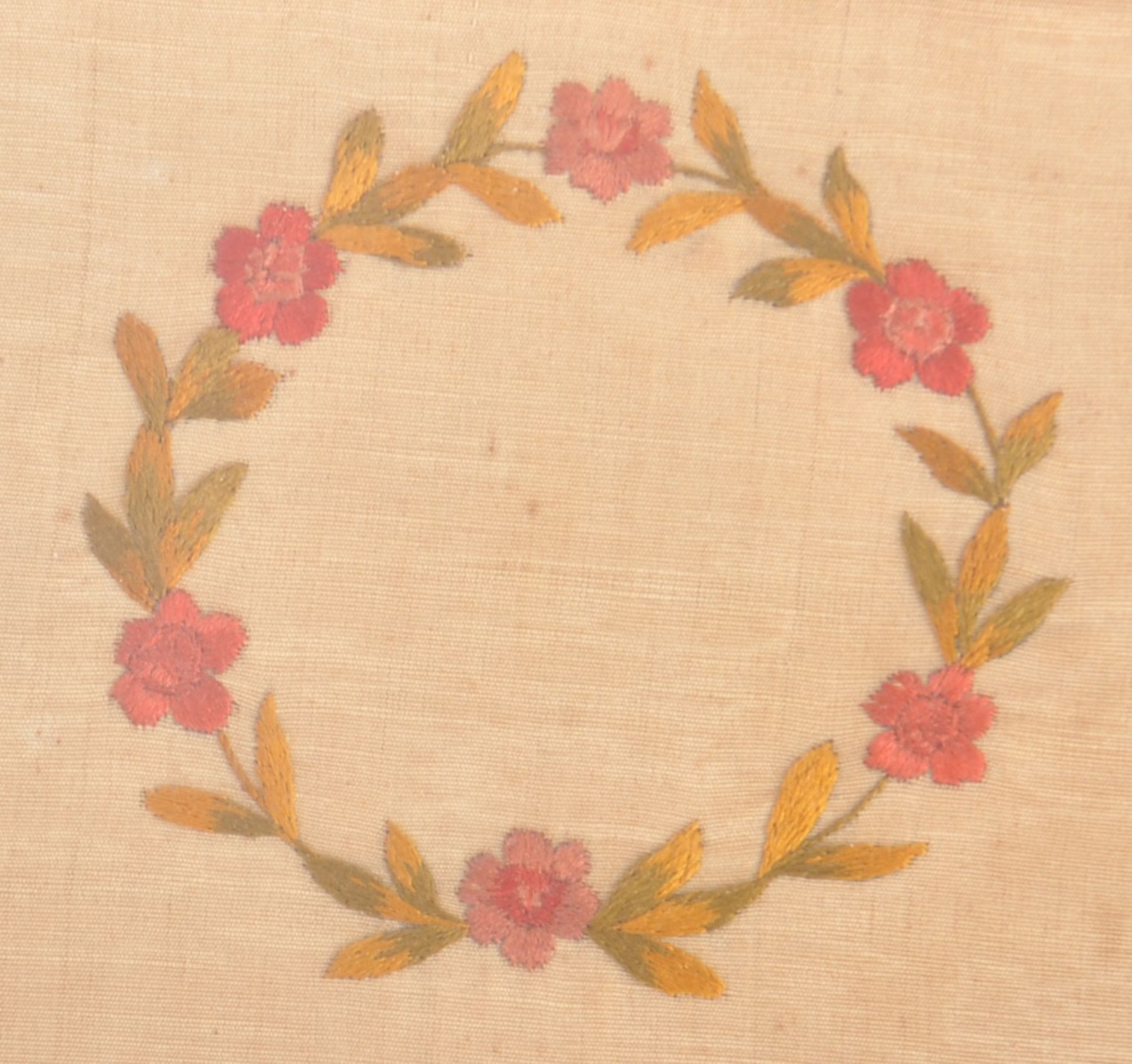 19TH CENTURY VICTORIAN NEEDLEWORK FLORAL PANEL - Image 3 of 4