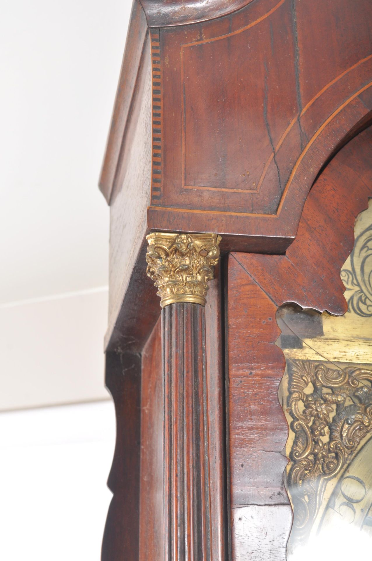 WEST COUNTRY JOSEPH QUARMAN 19TH CENTURY LONGCASE CLOCK - Image 4 of 9