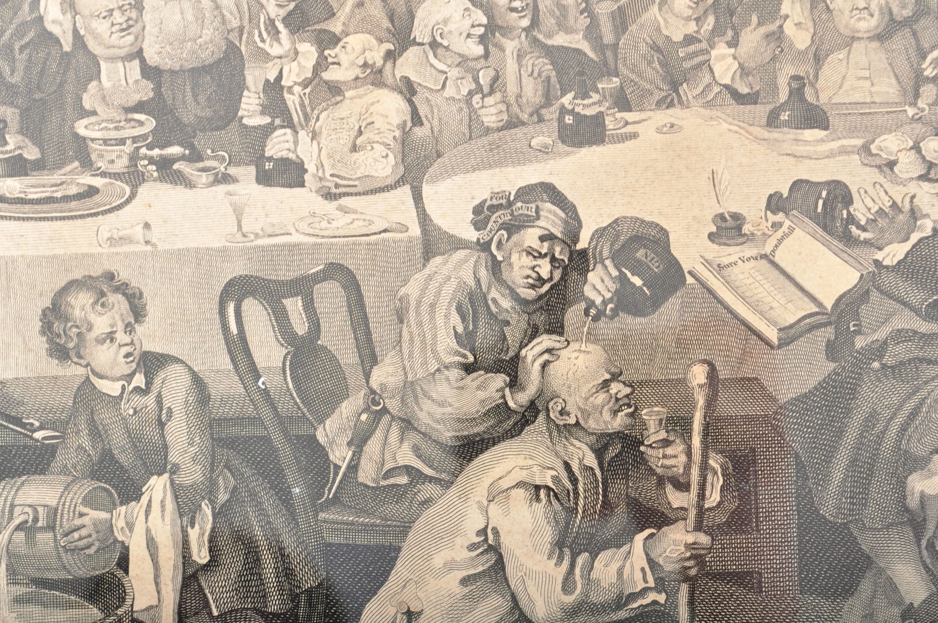 AFTER W. HOGARTH (1697-1764) - 'HUMOURS OF ELECTION' ENGRAVINGS - Image 10 of 12
