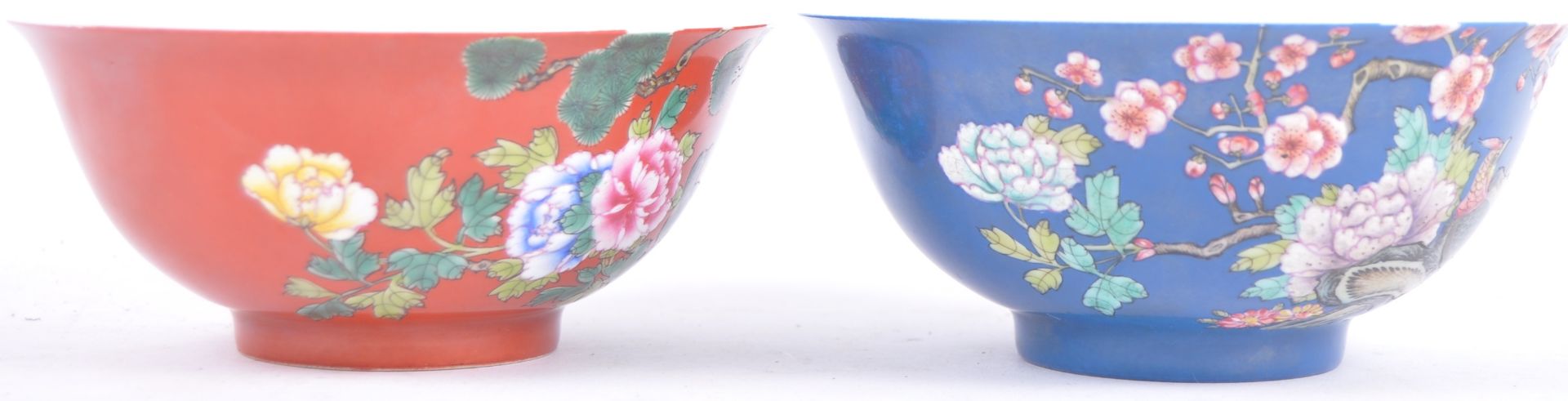 PAIR OF 20TH CENTURY CHINESE REPUBLIC PORCELAIN BOWLS - Image 2 of 6