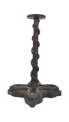 19TH CENTURY ANGLO COLONIAL HARDWOOD SERPENT TORCHERE