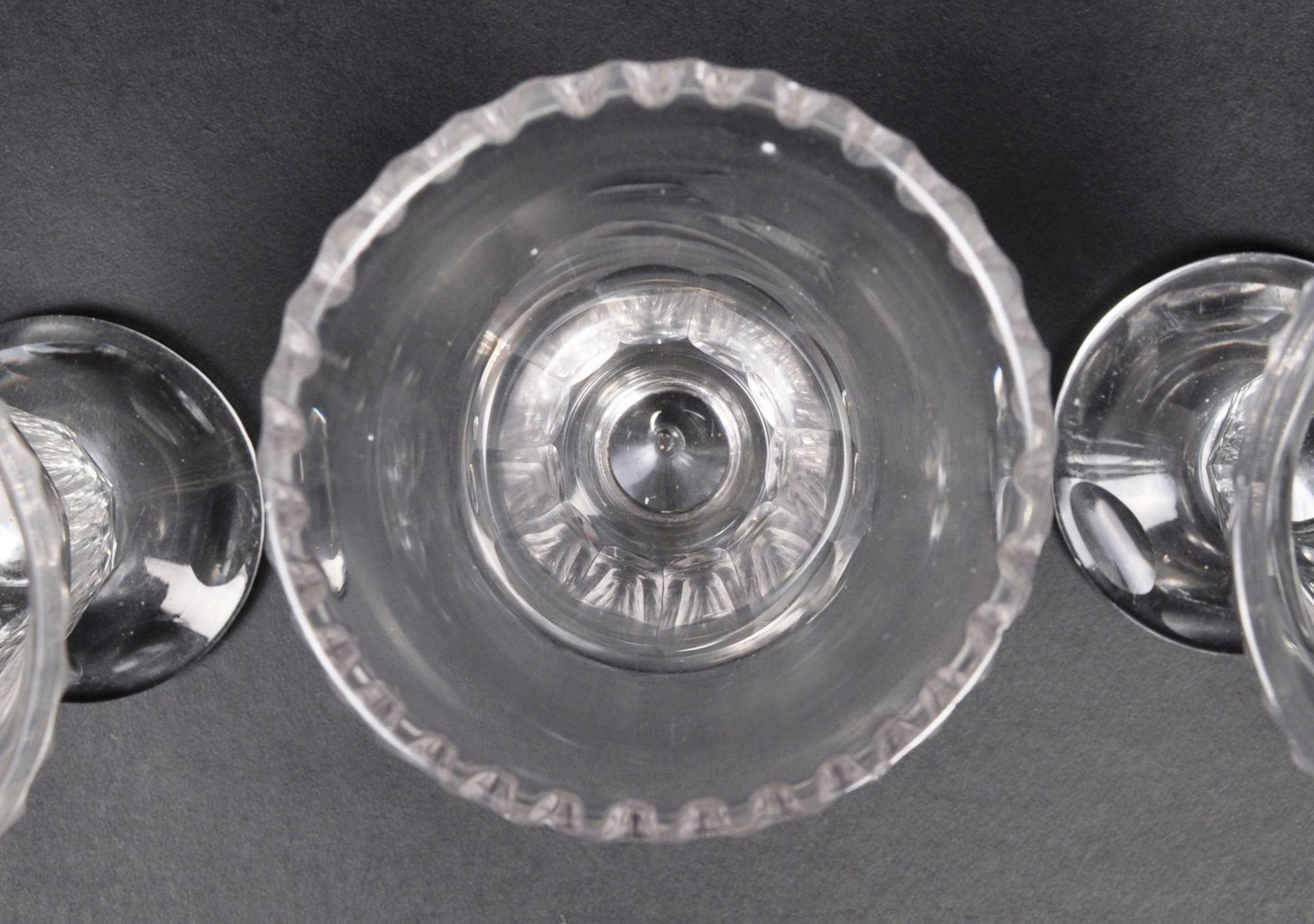COLLECTION OF REGENCY CRYSTAL HAND CUT JELLY GLASSES - Image 6 of 7