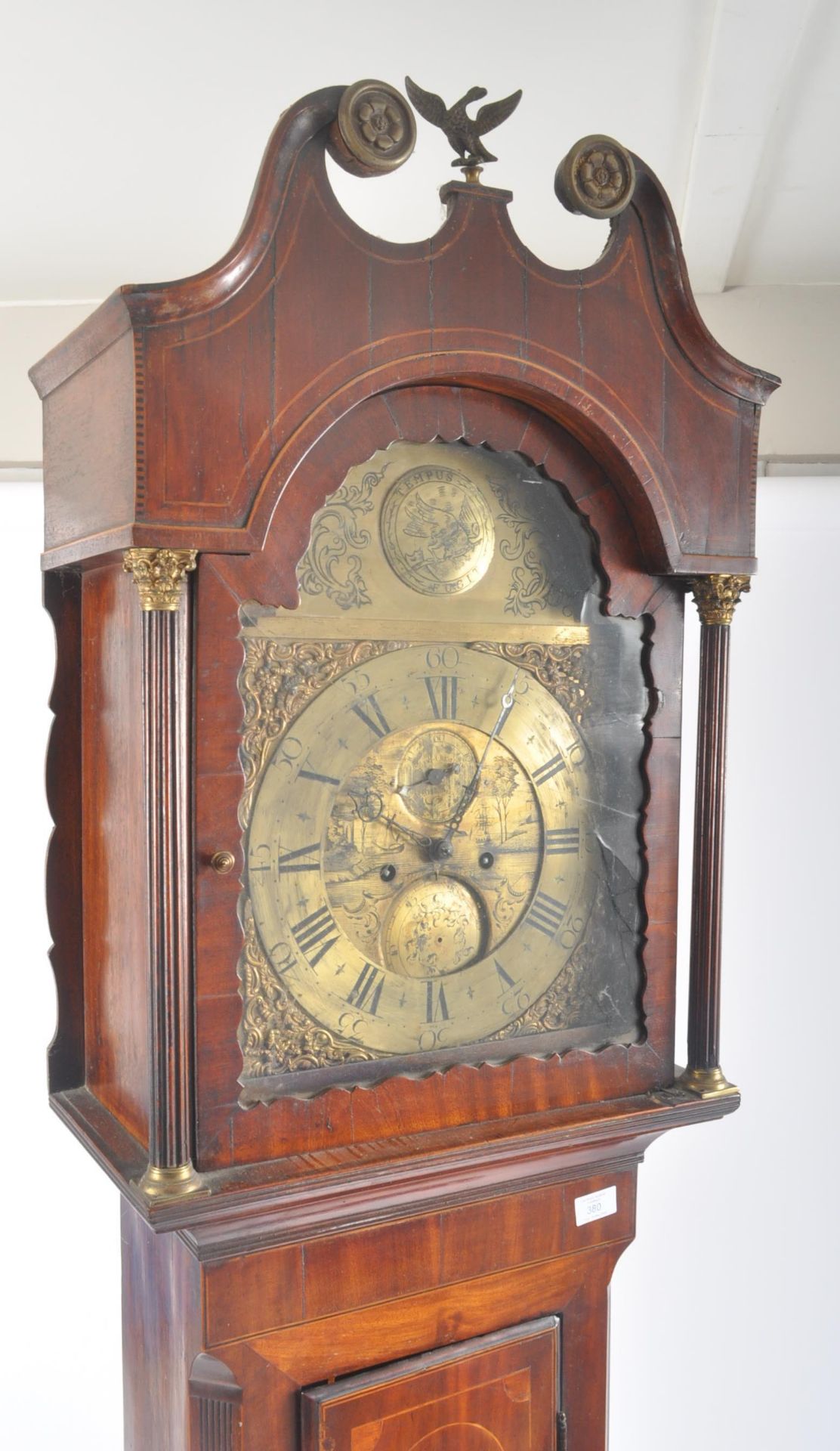 WEST COUNTRY JOSEPH QUARMAN 19TH CENTURY LONGCASE CLOCK - Image 2 of 9