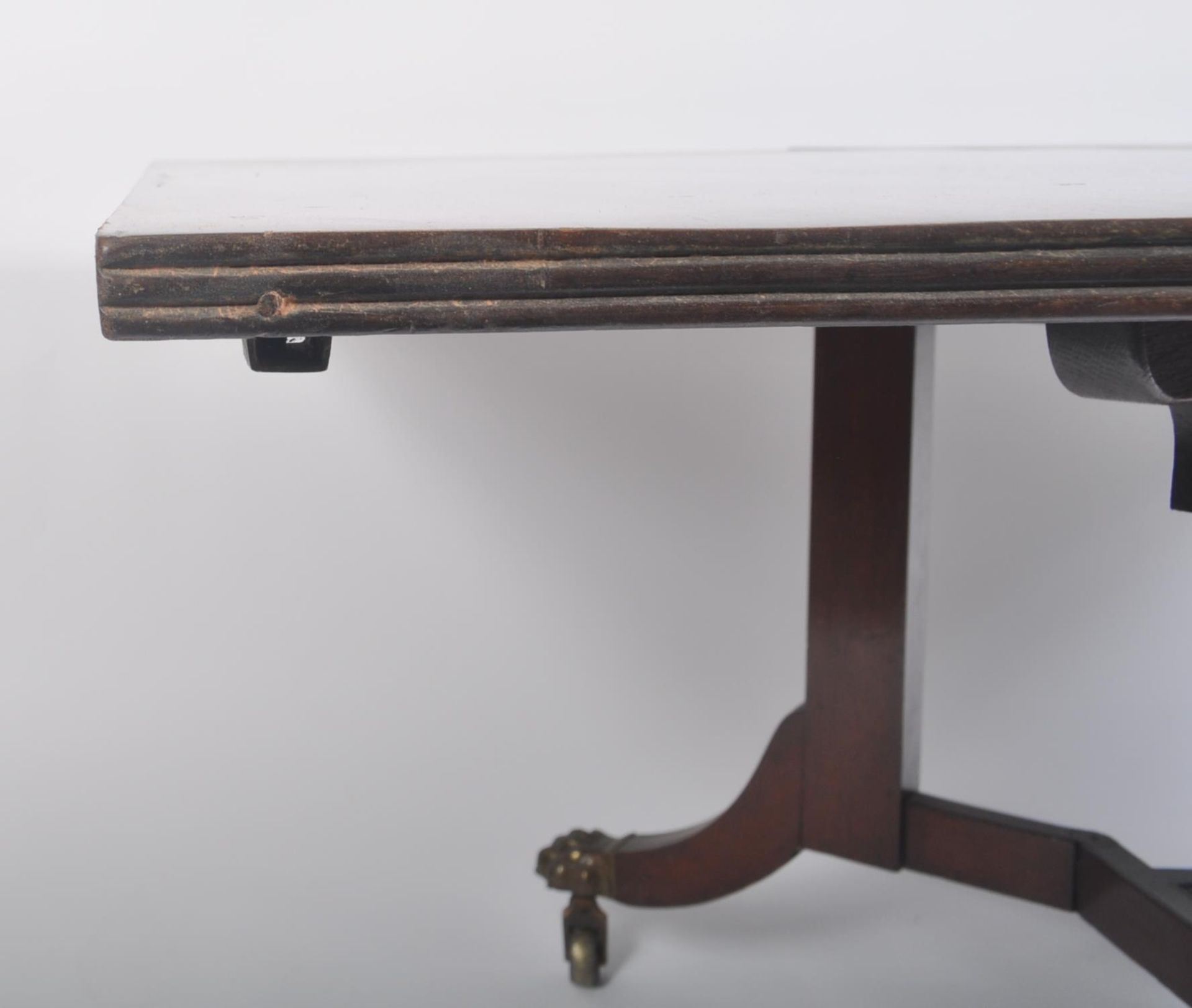 19TH CENTURY MAHOGANY CUMBERLAND ACTION DINING TABLE - Image 3 of 7