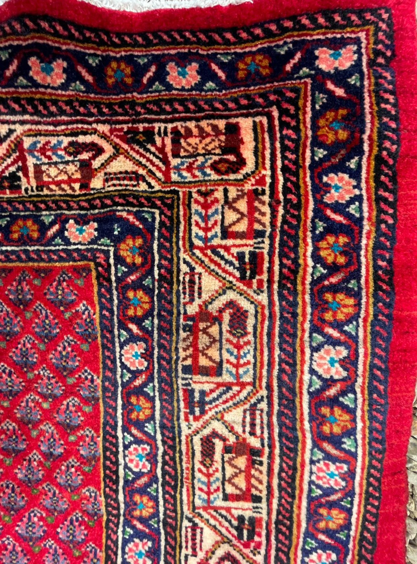 EARLY 20TH CENTURY NORTH WEST PERSIAN MIR KELLEH FLOOR RUG - Image 4 of 6