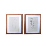 ERIC GILL - PAIR OF 20TH CENTURY 'FIRST NUDES' SKETCHES PRINTS