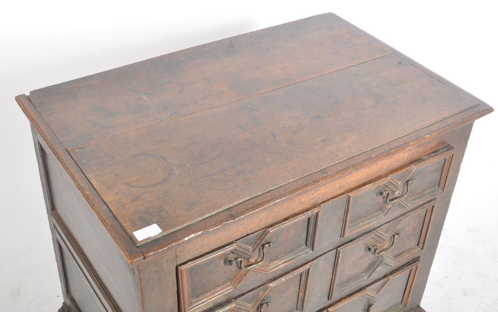 17TH CENTURY JACOBEAN PERIOD OAK WOOD CHEST OF DRAWERS - Image 3 of 7