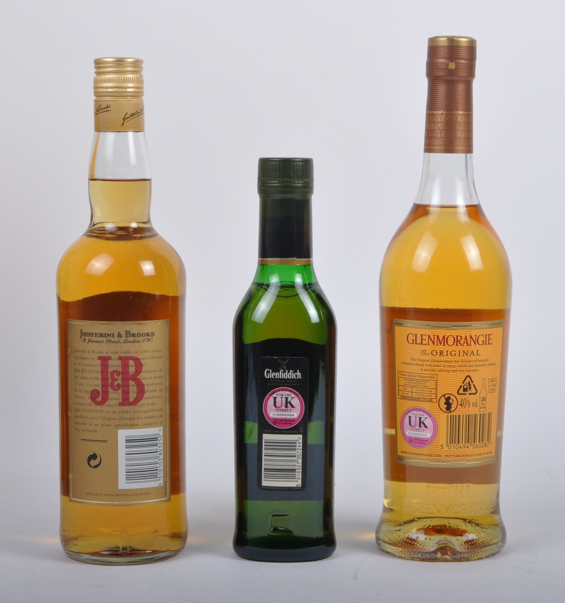 COLLECTION OF WHISKY - J&B - GLENFIDDICH & GLENMORANGIE - Image 3 of 7