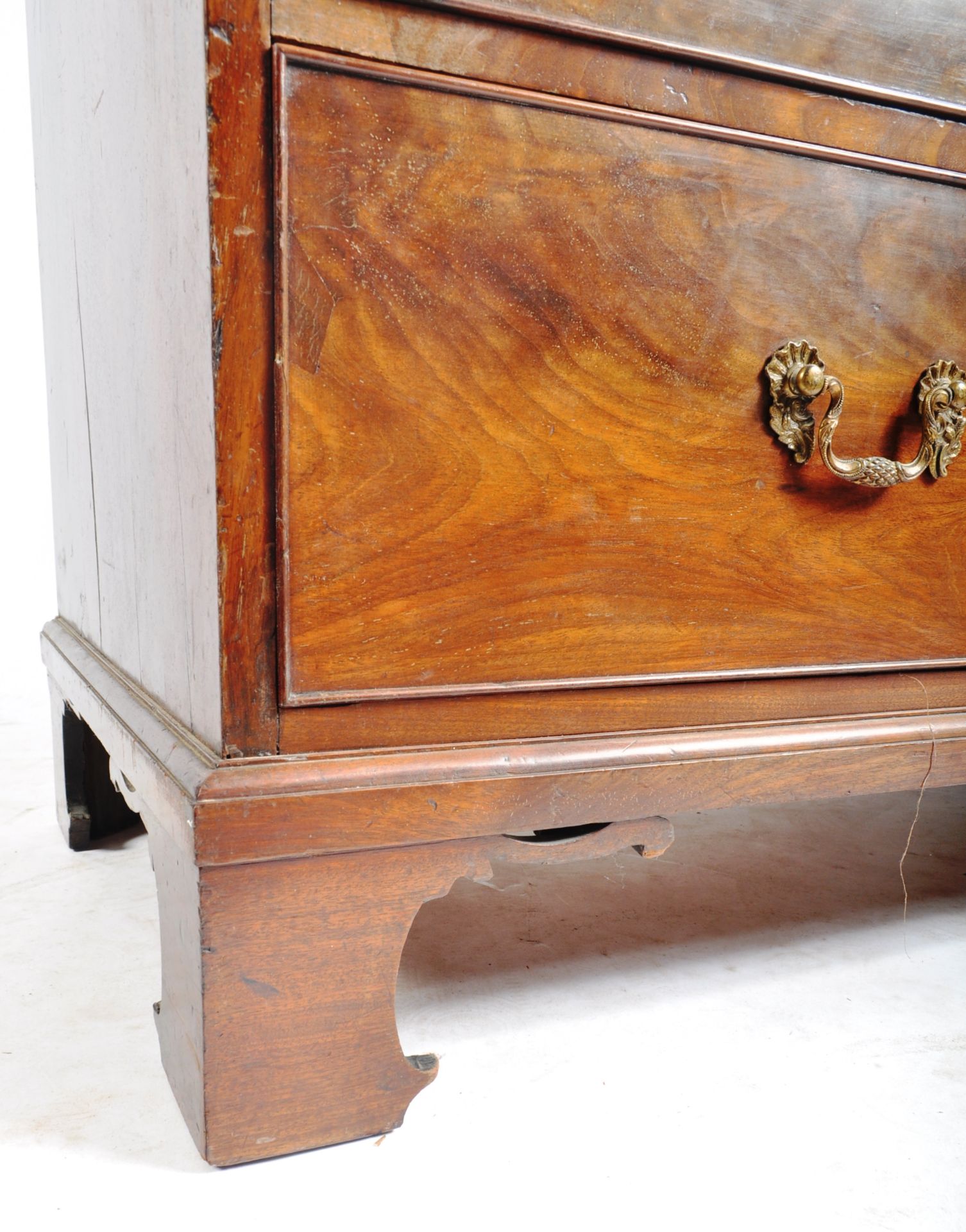 18TH CENTURY GEORGE III MAHOGANY CHEST ON CHEST TALLBOY - Image 7 of 8