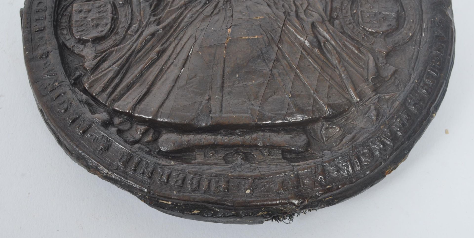 ELIZABETH I GREAT SEAL - LATE SIXTEENTH CENTURY WAX SEAL - Image 12 of 13