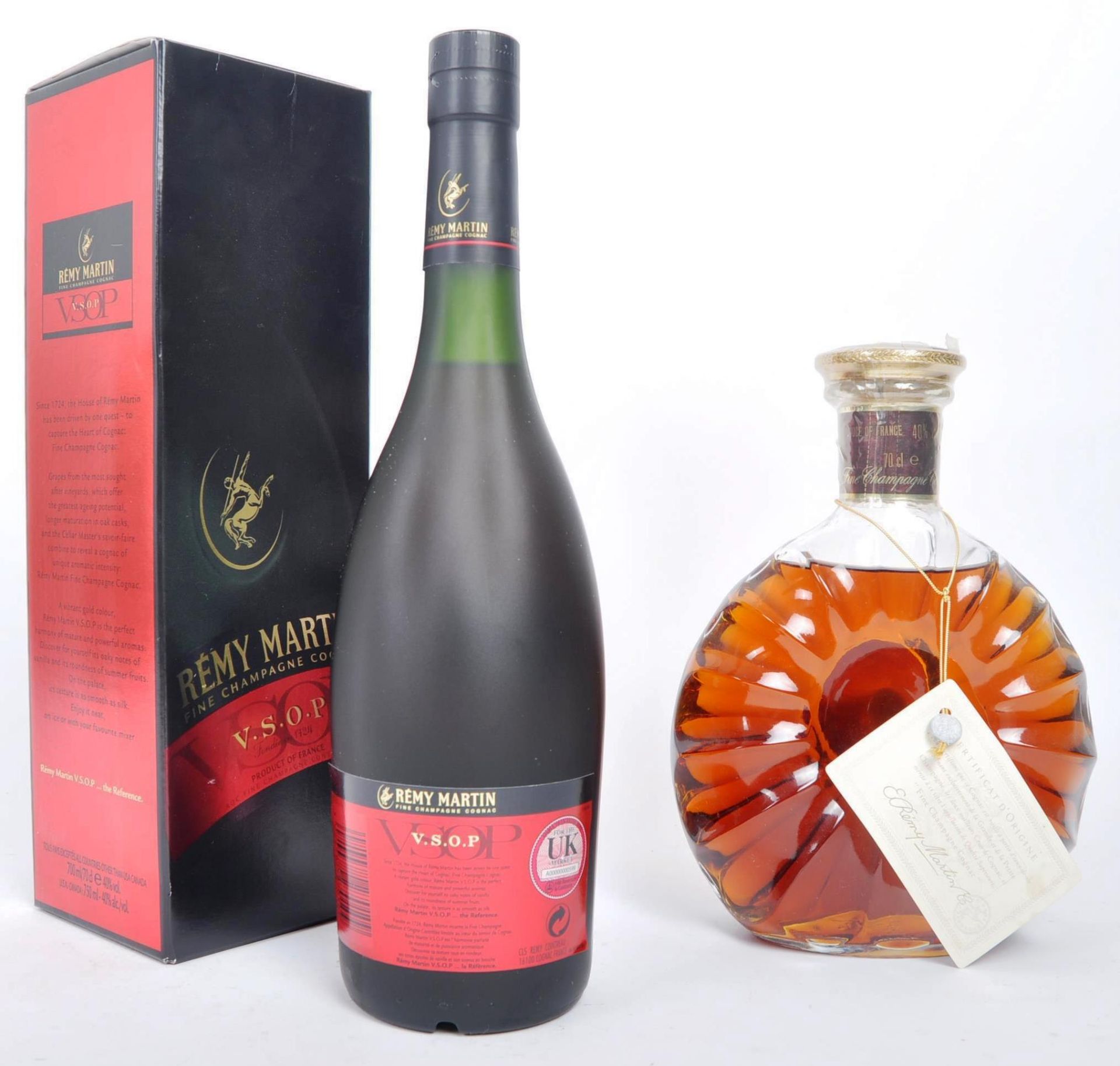 TWO FRENCH REMY MARTIN FINE COGNA - XO & V.S.O.P - Image 3 of 8