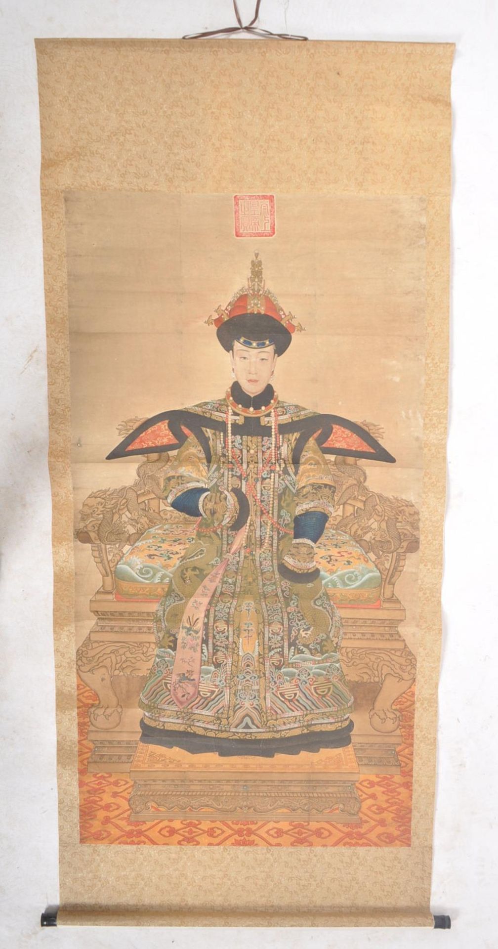 PAIR OF CHINESE EMPEROR SCROLLS - Image 2 of 24