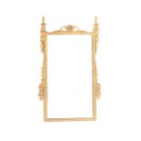 EARLY 19TH CENTURY REGENCY GILTWOOD HALL WALL MIRROR