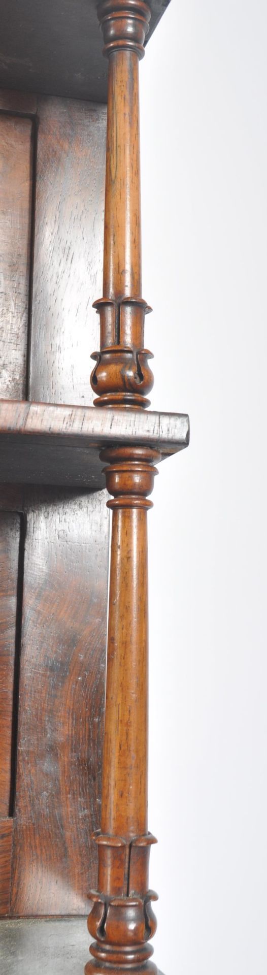 19TH CENTURY VICTORIAN ROSEWOOD & MARBLE CHIFFONIER - Image 4 of 12