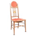 SHOOLBRED - LONDON MAHOGANY ARTS & CRAFTS INVESTITURE CHAIR