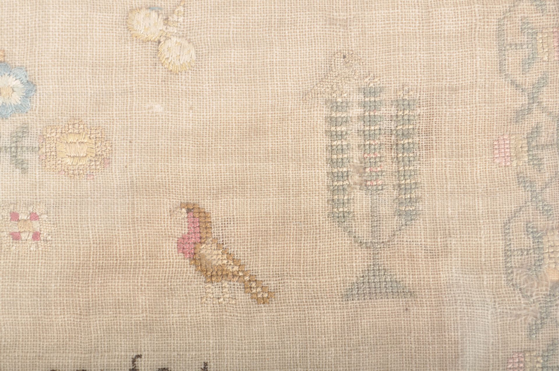 1790 18TH CENTURY NEEDLEPOINT SAMPLER - ANN THORNTON - Image 4 of 6