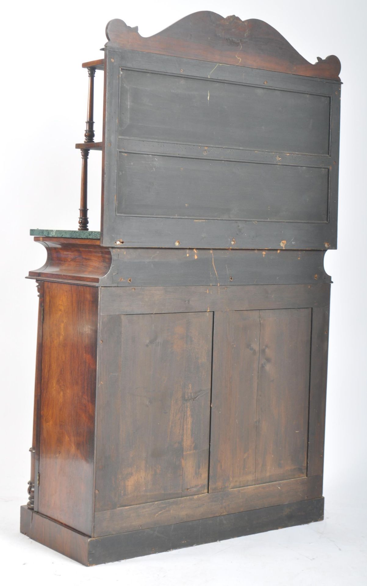 19TH CENTURY VICTORIAN ROSEWOOD & MARBLE CHIFFONIER - Image 12 of 12