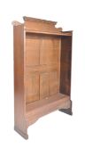 19TH CENTURY VICTORIAN ARTS & CRAFTS OPEN LIBRARY BOOKCASE