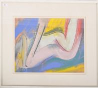MARY STORK - LATE 20th CENTURY PASTEL NUDE LOVERS ON BOARD