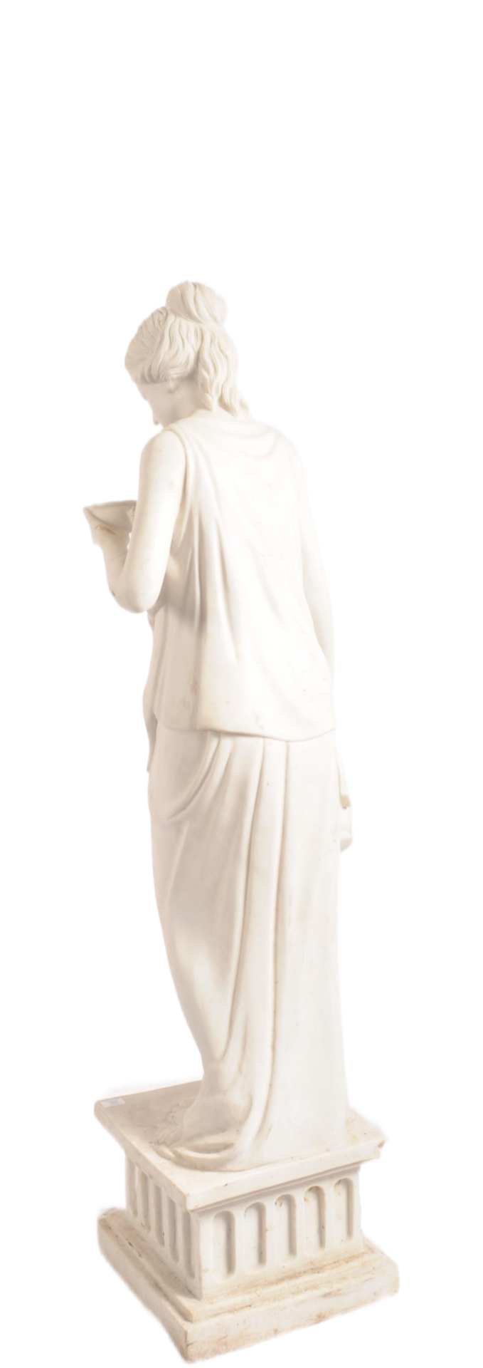 20TH CENTURY RESIN COMPOSITE CLASSICAL STYLE SCULPTURE STATUE - Image 6 of 6