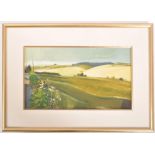 20TH CENTURY LANDSCAPE OIL ON BOARD OF HOOKE, DORSET