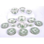 VICTORIAN STAFFORDSHIRE CERAMIC MINIATURE DINNER SERVICE