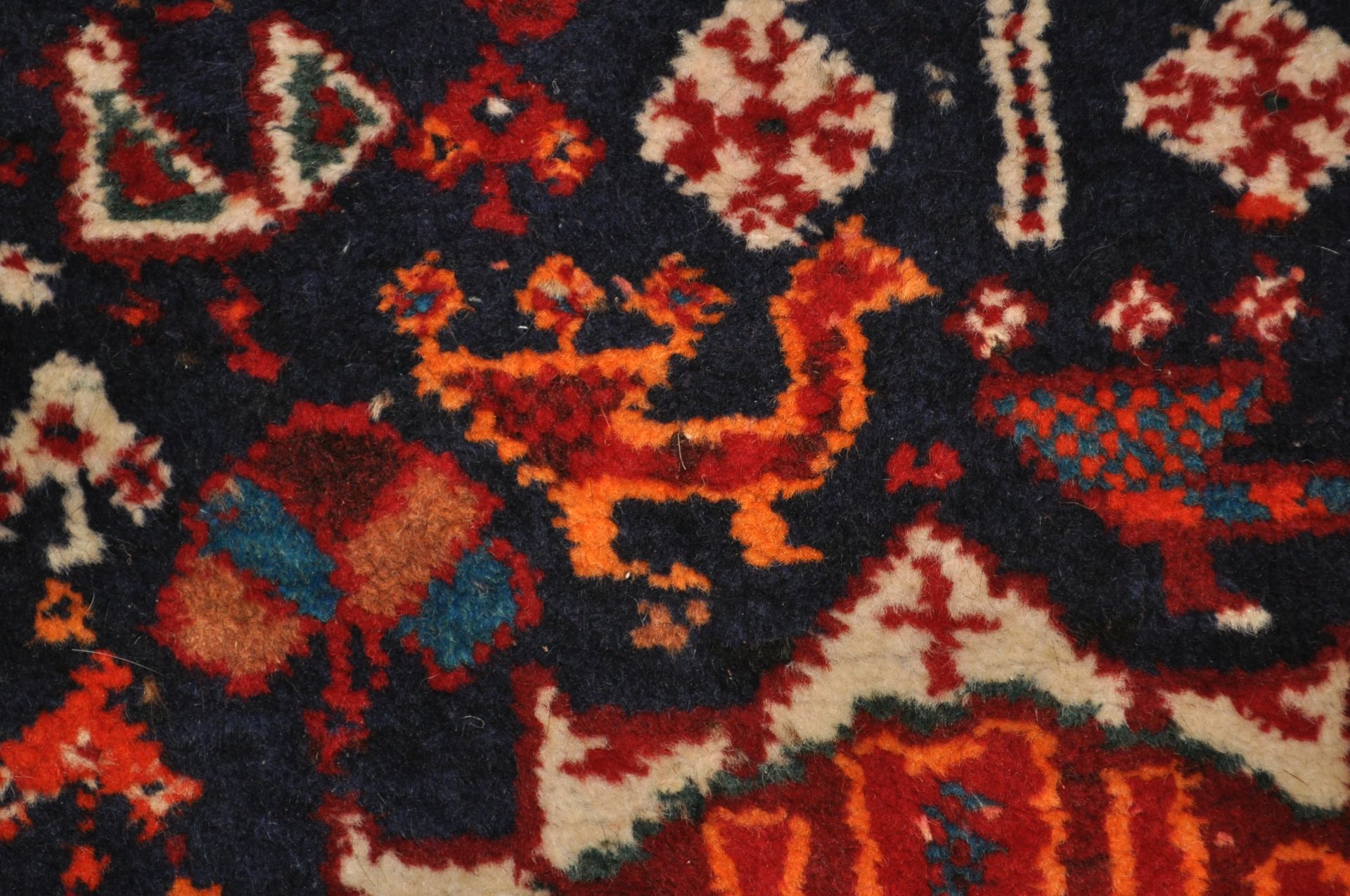 PERSIAN NOMADIC QASHQAI HAND KNOTTED FLOOR CARPET RUG - Image 2 of 13