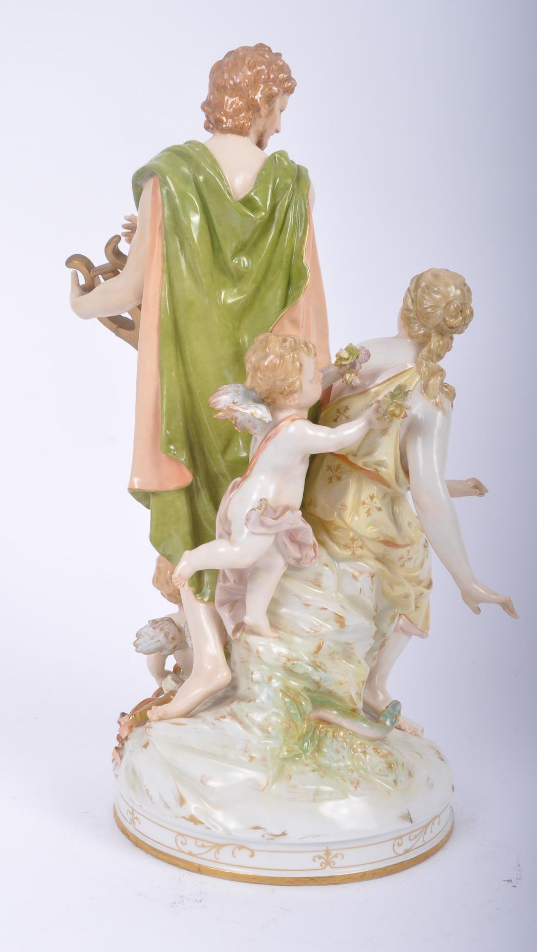 19TH CENTURY GERMAN KPM FIGURINE GROUP - Image 8 of 9