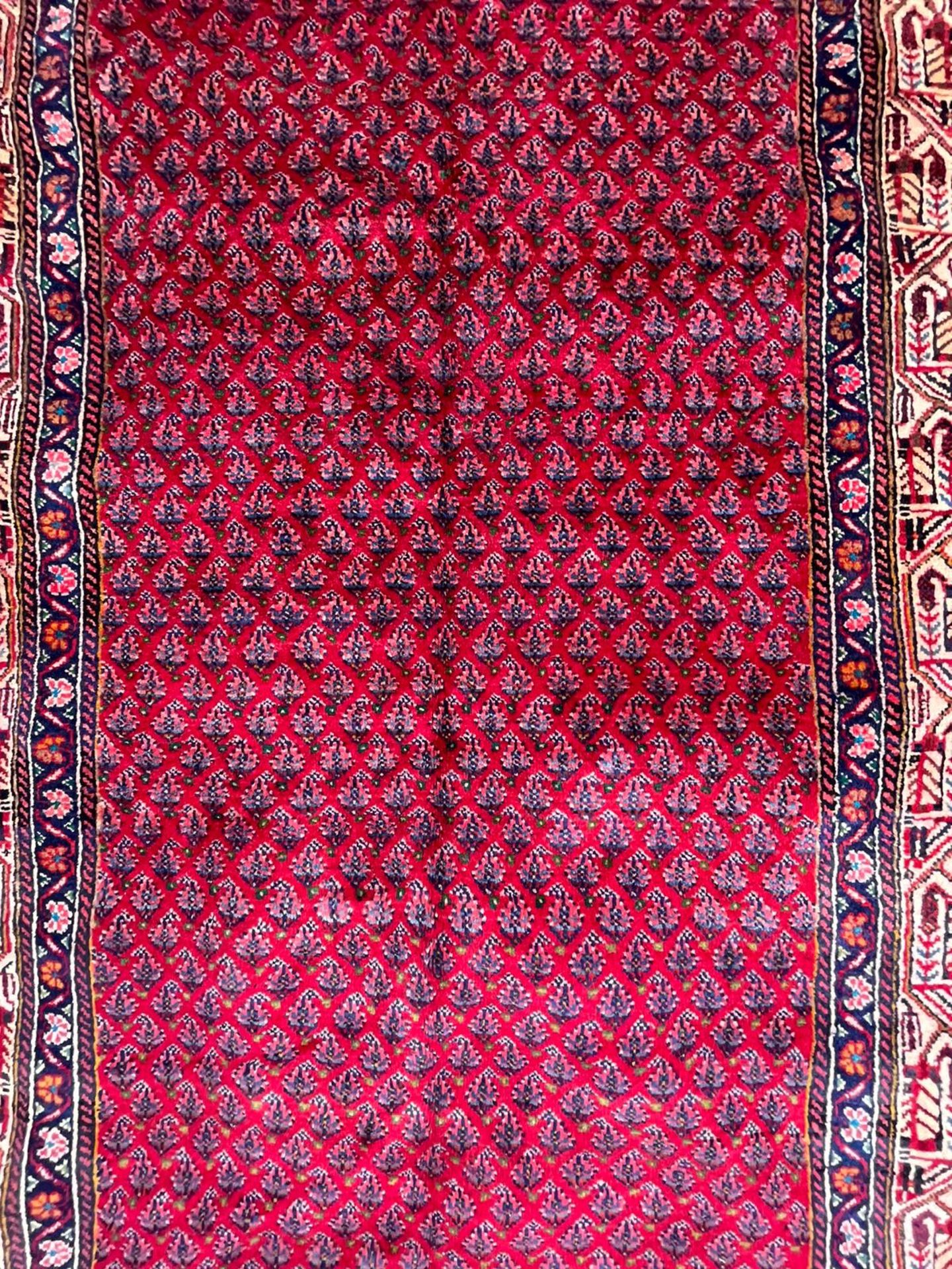 EARLY 20TH CENTURY NORTH WEST PERSIAN MIR KELLEH FLOOR RUG - Image 2 of 6