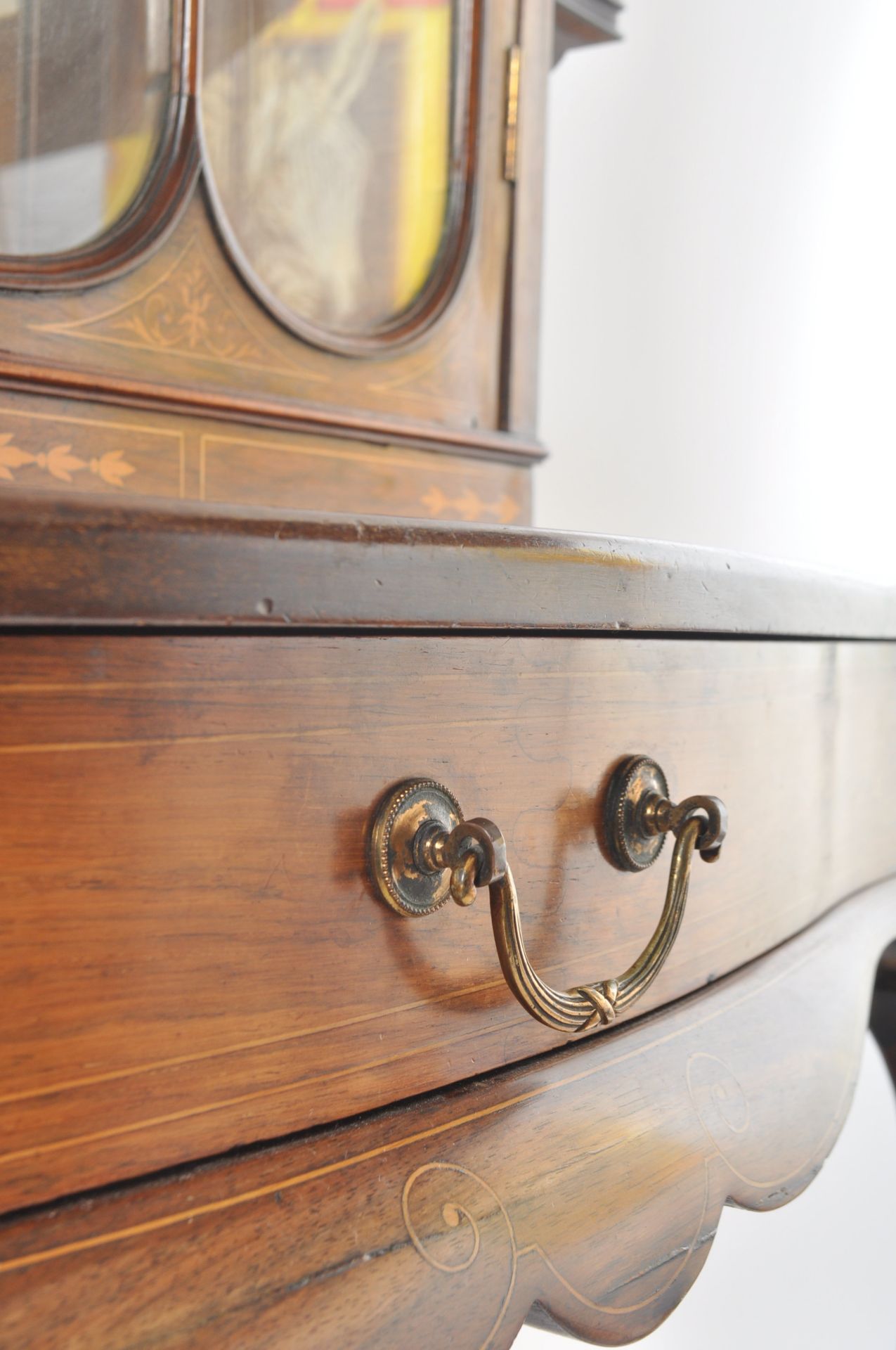 19TH CENTURY ROSEWOOD & MARQUETRY CABINET ON STAND - Bild 4 aus 11