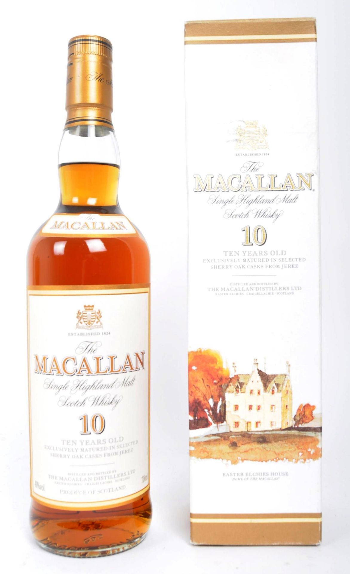 THE MACALLAN SINGLE MALT SCOTCH WHISKY 10 YEARS OLD 70CL