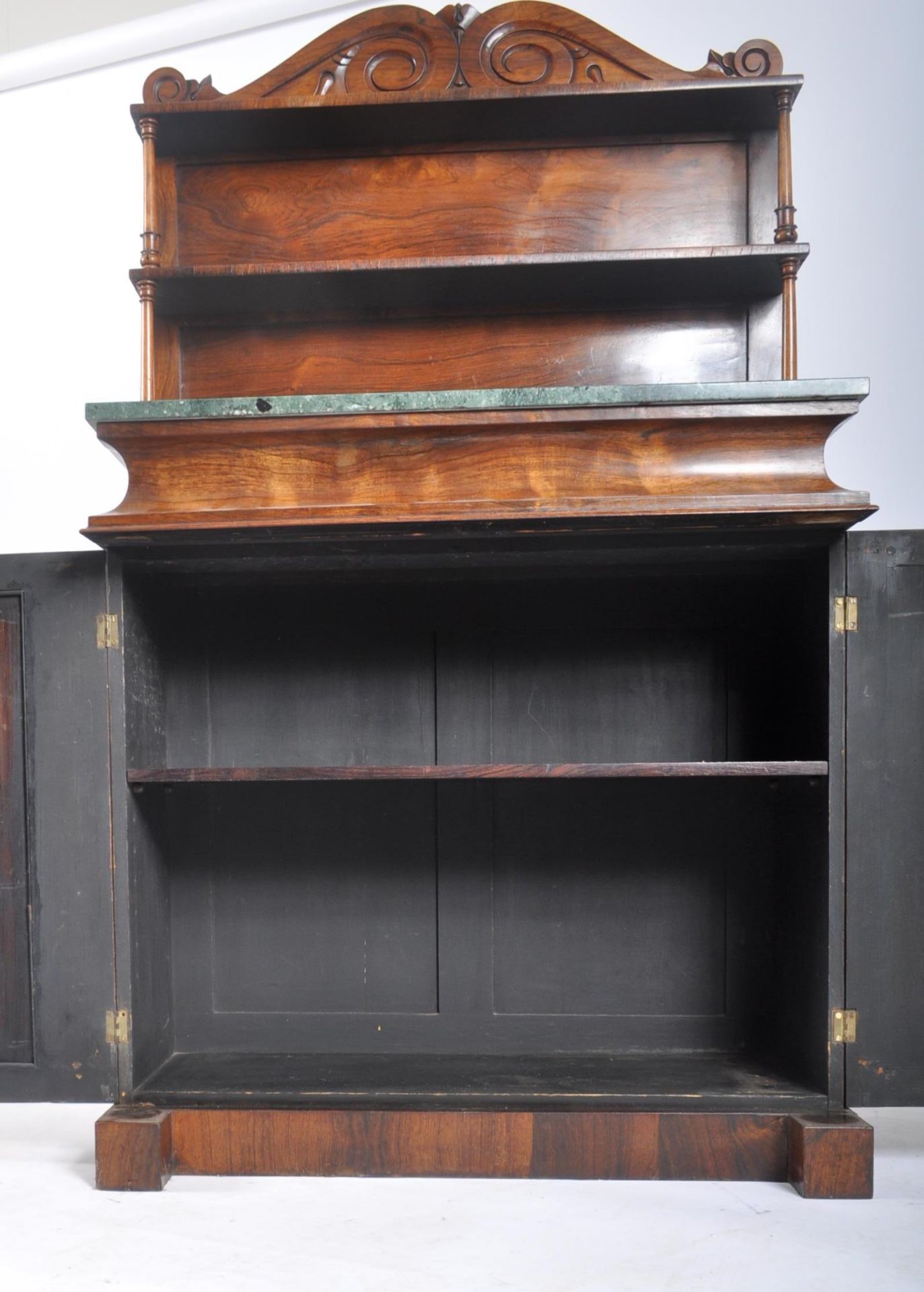 19TH CENTURY VICTORIAN ROSEWOOD & MARBLE CHIFFONIER - Bild 8 aus 12