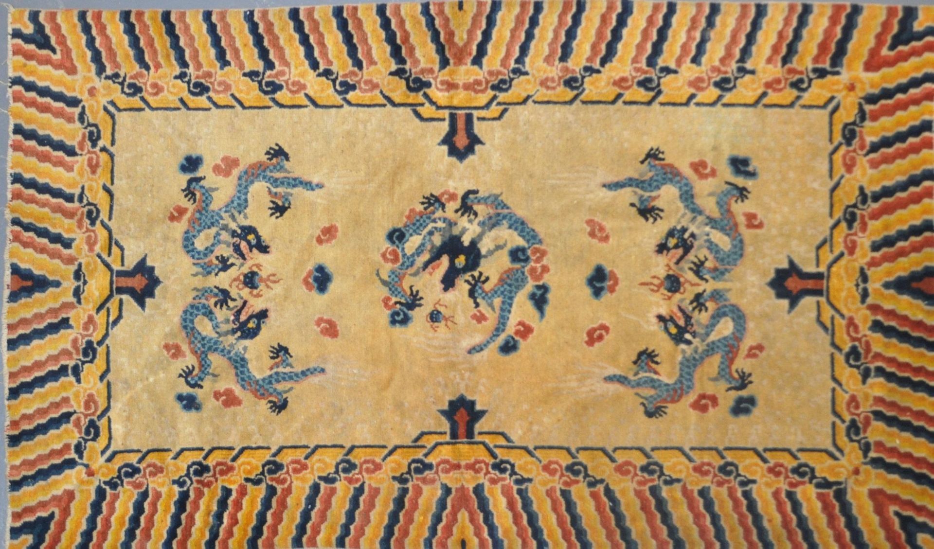 EARLY 20TH CENTURY CHINESE NINGXIA CARPET FLOOR RUG