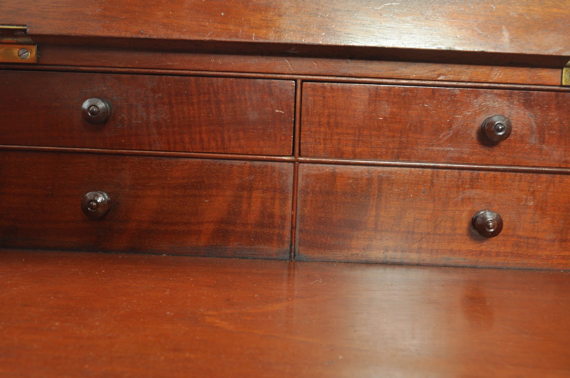 WILLIAM IV 19TH CENTURY MAHOGANY DAVENPORT DESK - Bild 3 aus 11